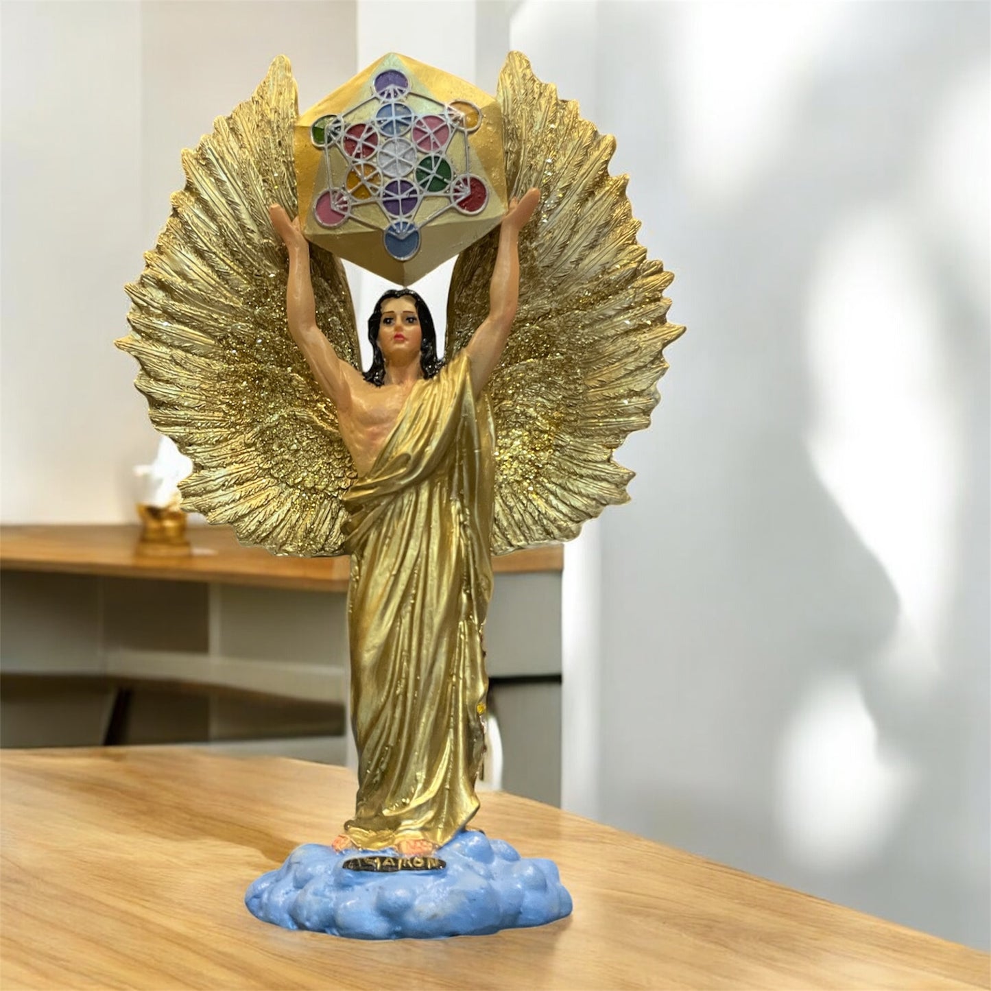 Metatron Archangel National Resin Hand Painted 32 Cm