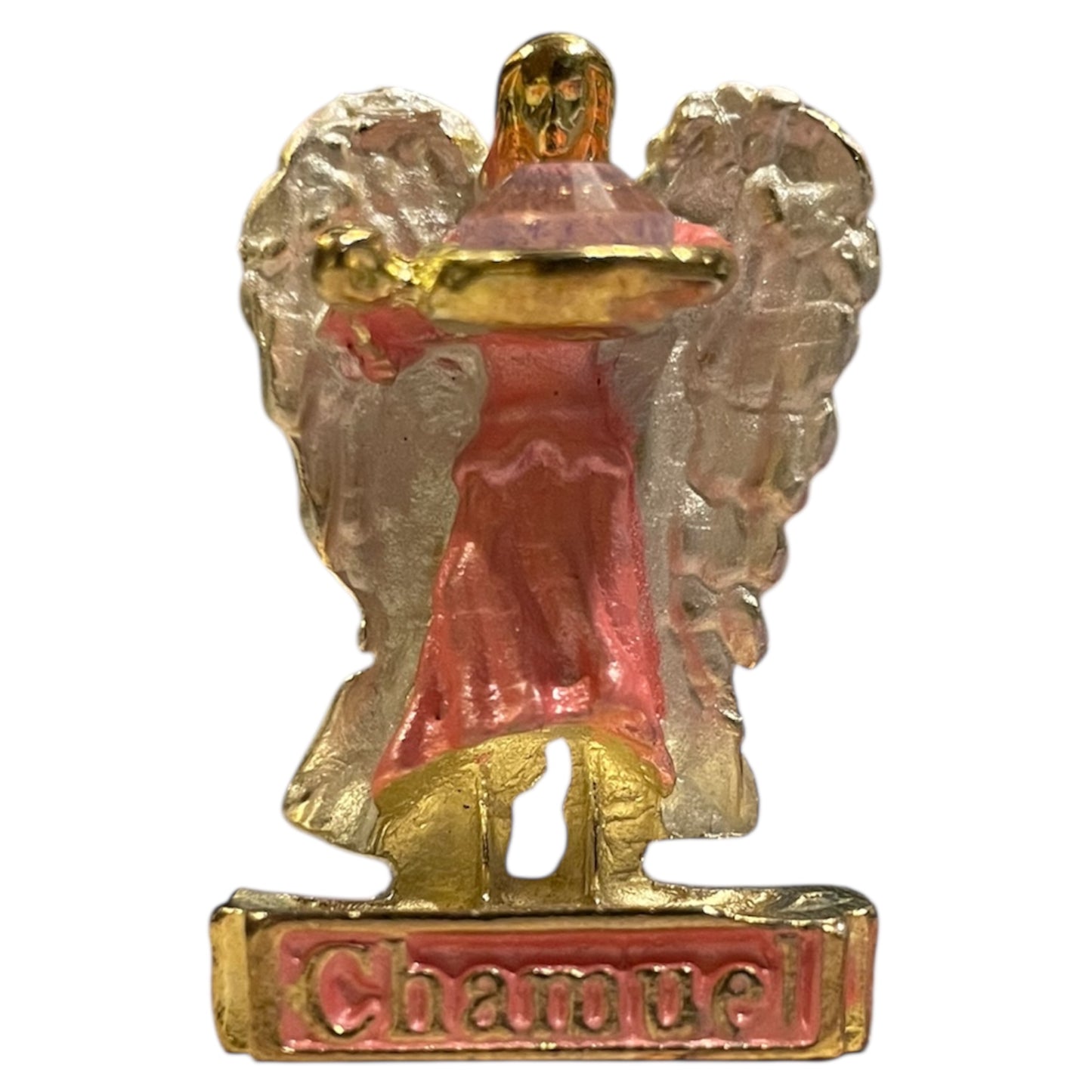 Set of 7 Archangels, Miniature Figures, Brass Plated 39mm