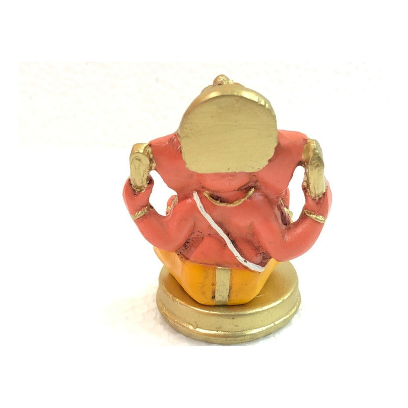 Ganesh 8.5 Cm National Resin Hand Painted