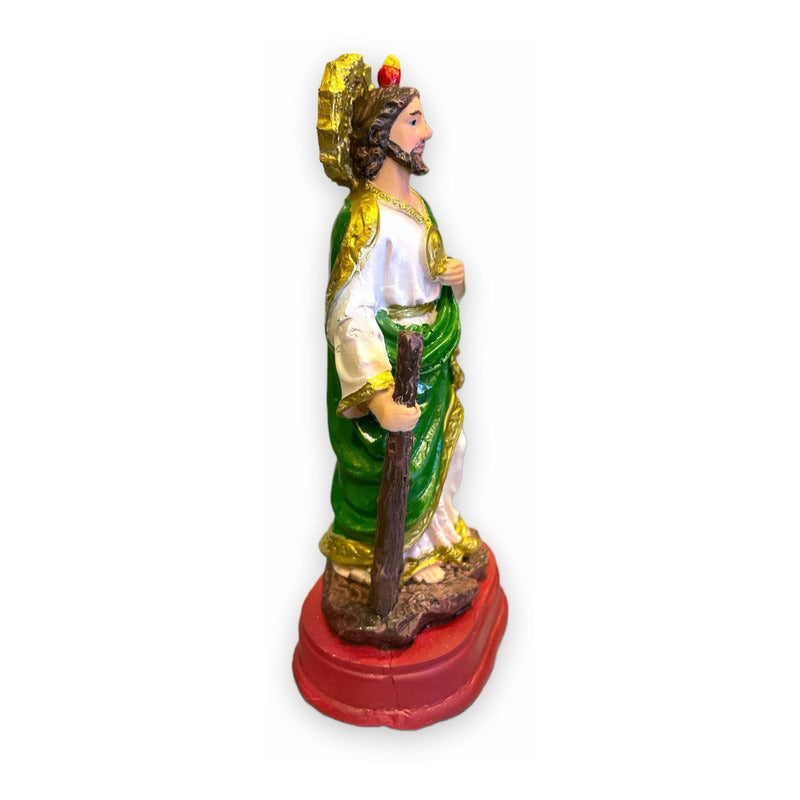 Saint Jude Thaddeus Resin Sculpture Handmade 14.4x5x6.4cm
