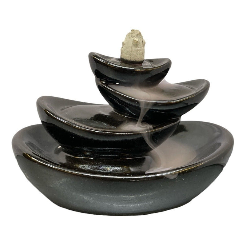 Incense Burner Waterfall Smoke Various Models + 10 Cones