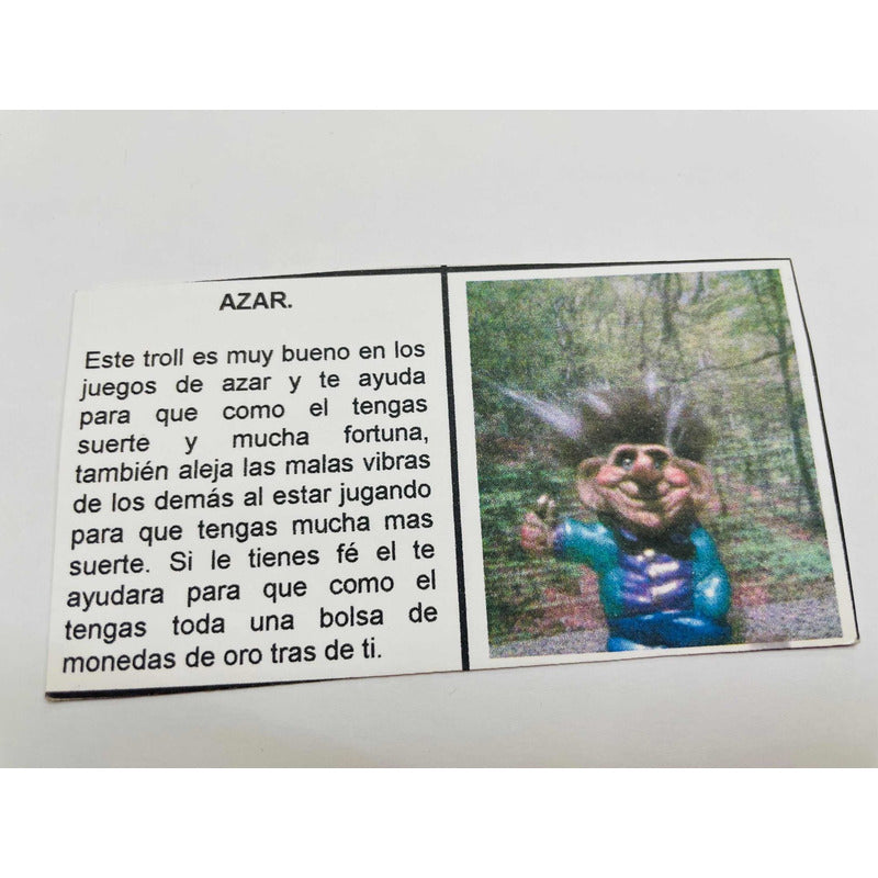 Troll Juegos De Azar +semillas + Instructivo 9cm by HEREJE