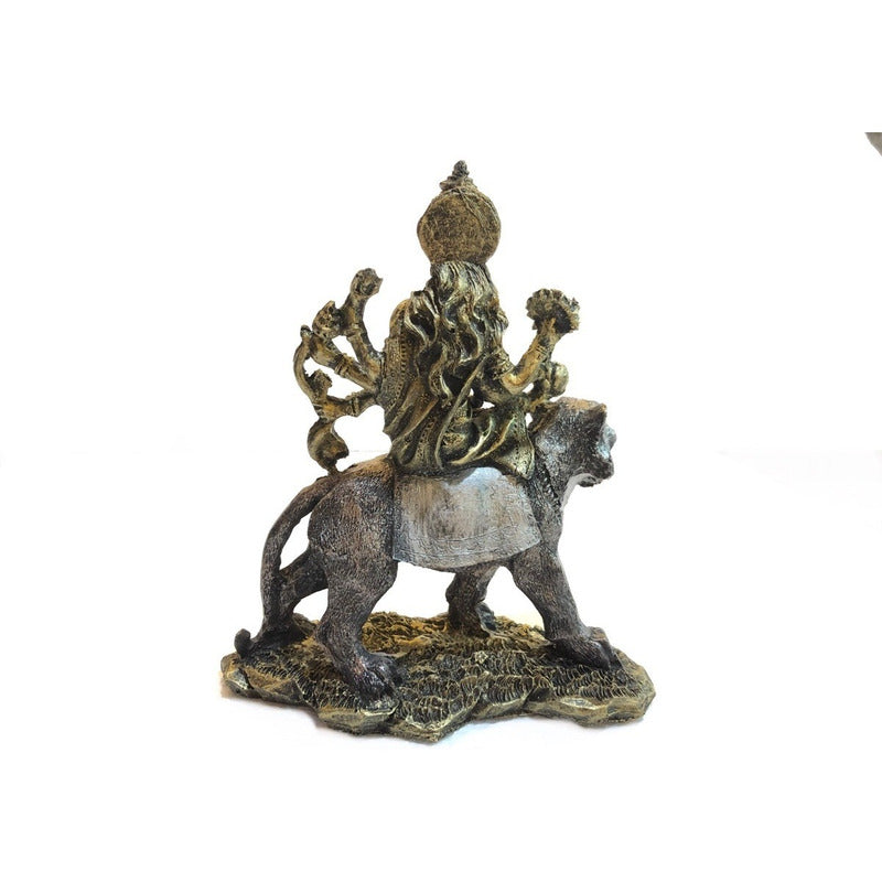 Durga Hindu-Göttin Harzfigur 15,5 cm