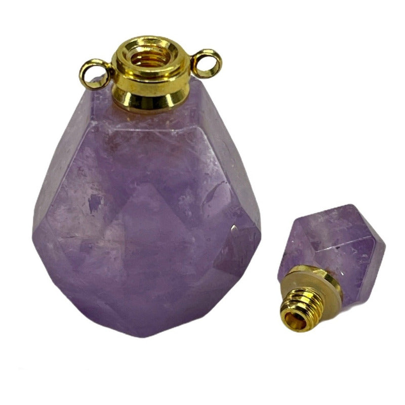 White Rose Amethyst Quartz Various Models Perfume Bottle 4 Cm