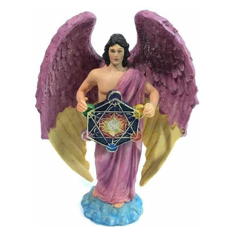 Erzengel Metatron aus handbemaltem Nationalharz, 23 cm