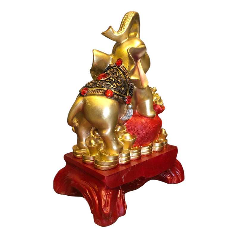 Original Elephant with Backpack Sculpture - Lety Items