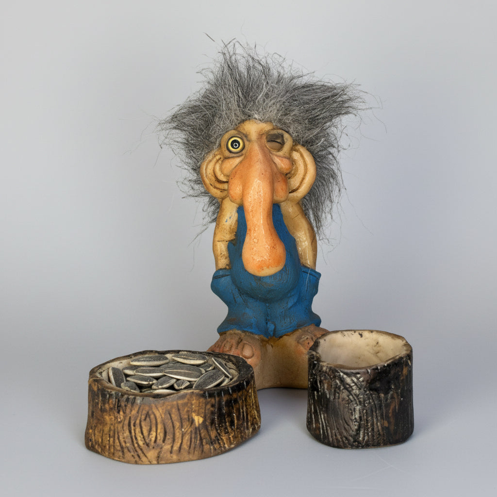 Troll Decisions 10cm + Feeder + Seeds + Card