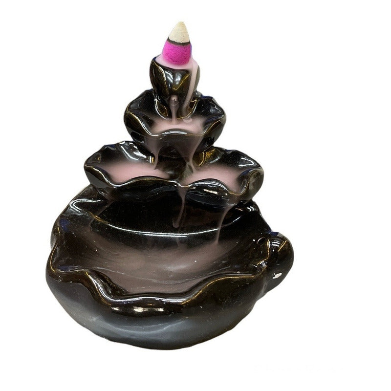 Incense Burner Waterfall Smoke Various Models + 10 Cones