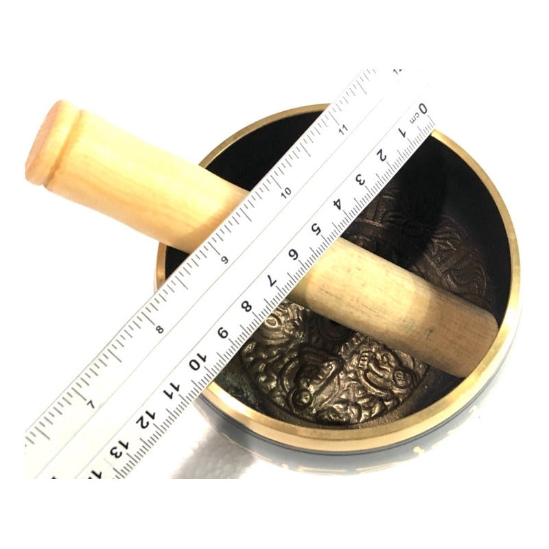 Tibetan Singing Bowl 105mm Diameter 7 Metals Imported Meditation