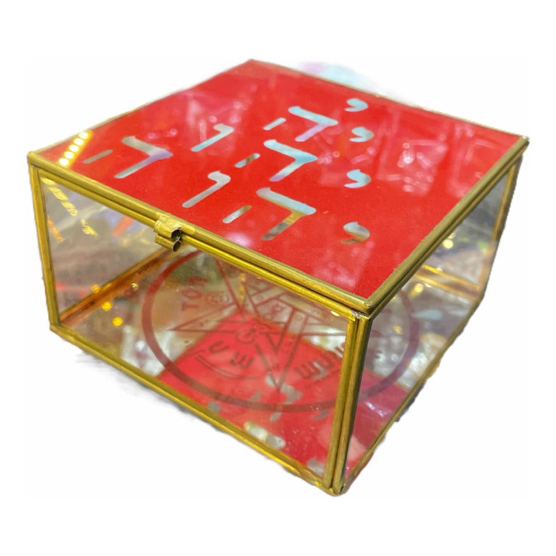 Tetragrammaton Kristalldose 15 cm