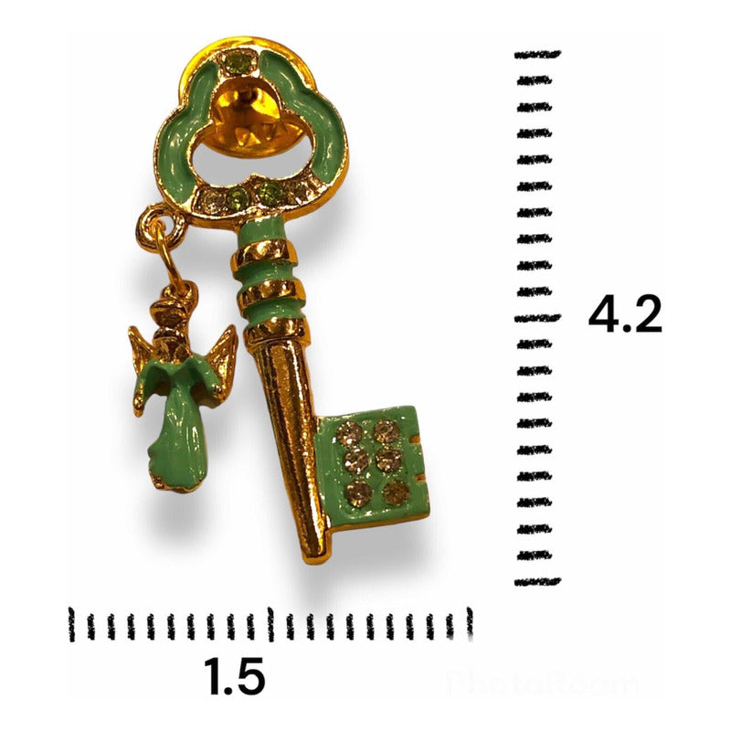 Archangel Raphael Key Pin 4.2x1.5x4