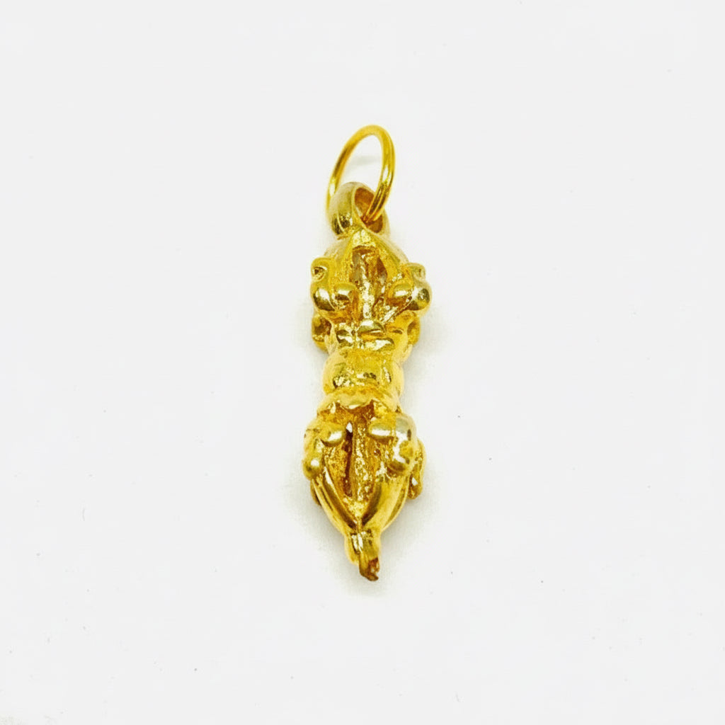 Dorje Dorge Feng Shui Gold Plated 2 Cm