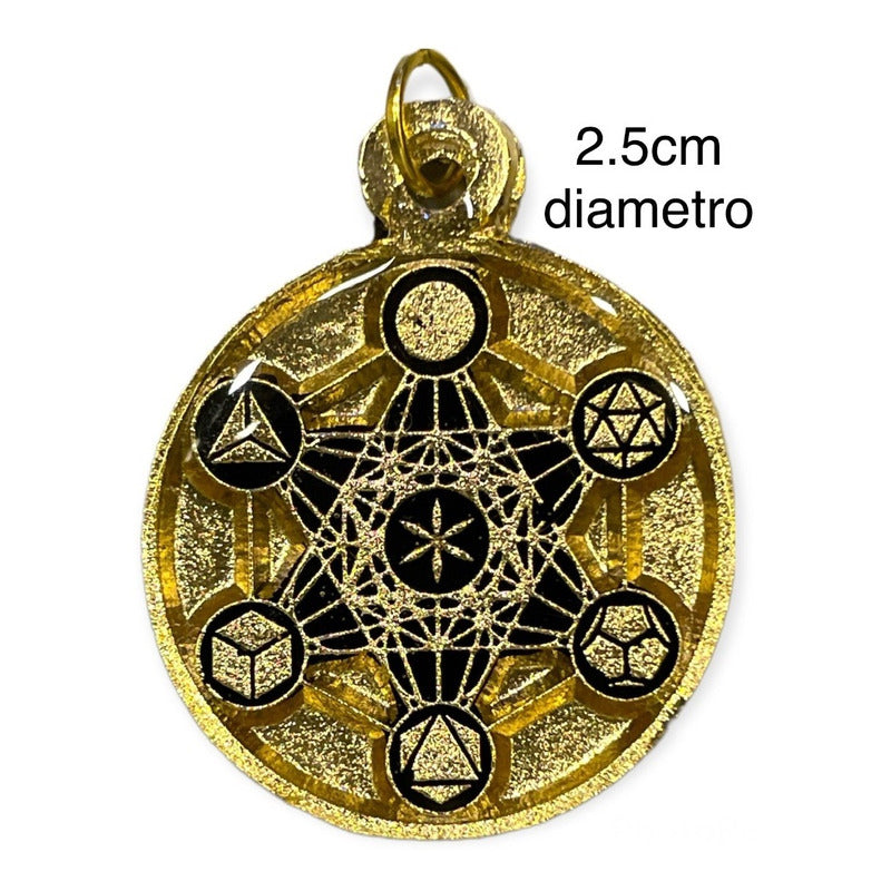 Metatron Encapsulated Pendant 2.5 Diameter