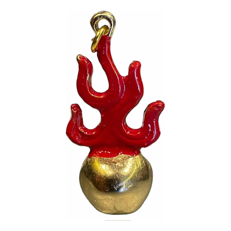 Fireball Feng Shui Amulet Gold Plated 3 cm High