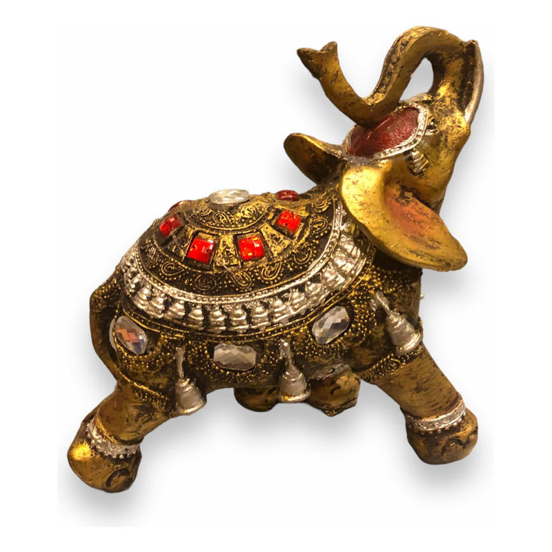 Elephant with Crystals 16cm