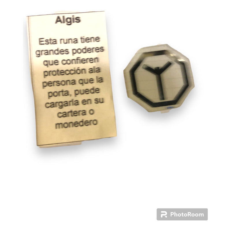 Protection Runes 3cm Engraved Mirror Various Models
