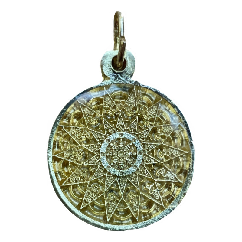 Wheel 28 Hums Feng Shui Amulet Various Colors Size M