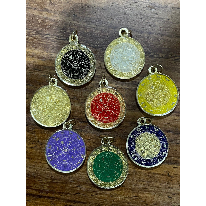 Dije Charm Hereje Estrella Zodiacal Brillante 30mm