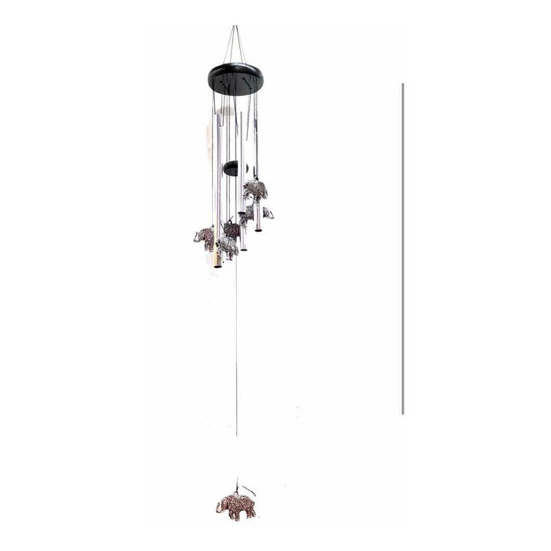 Wind Chime Campana De Viento Feng Shui Elefante 75 Cm