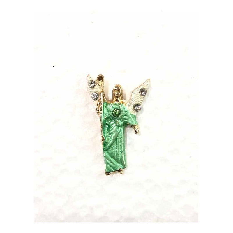 Archangel Raphael Gold Plated Pendant or Pin
