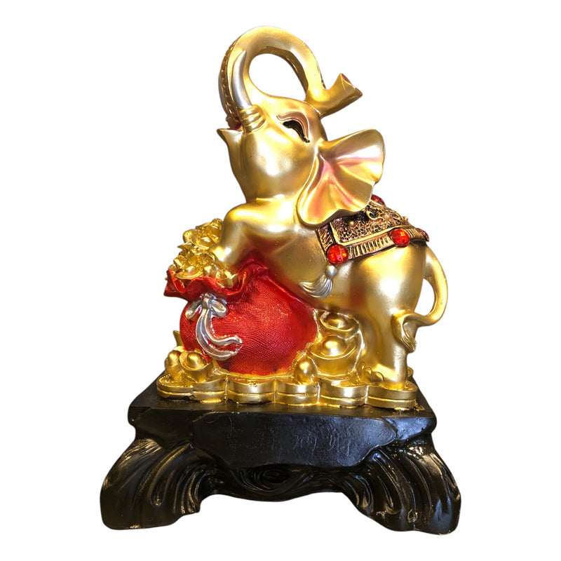 Original Elephant with Backpack Sculpture - Lety Items