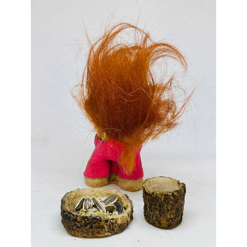 Gay Troll + Feeder 10 cm National Resin Figure