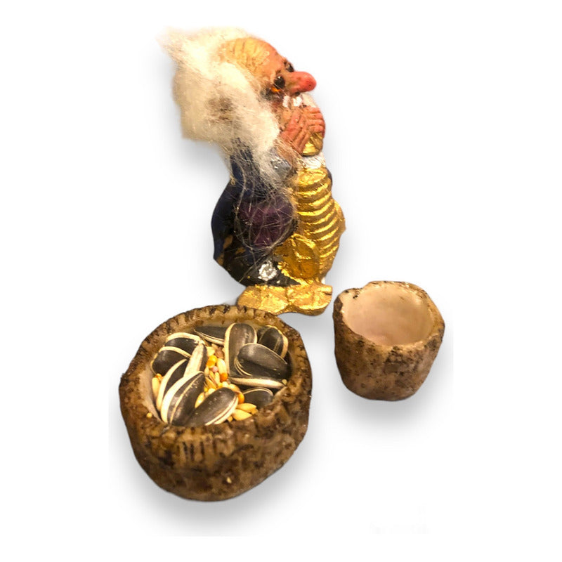 Troll Guardian of Wealth + Feeder 9 cm Resin Figure