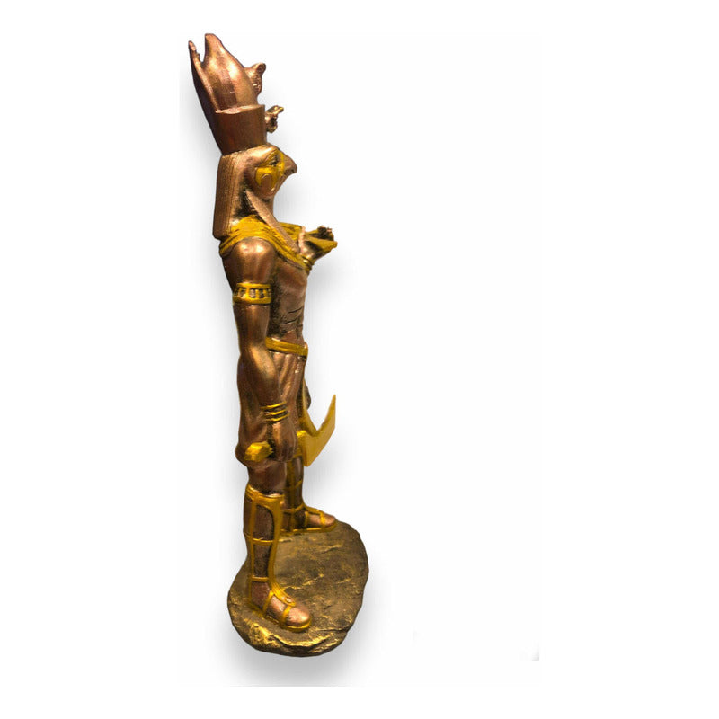 Chrome Horus 29cm Resin Figure