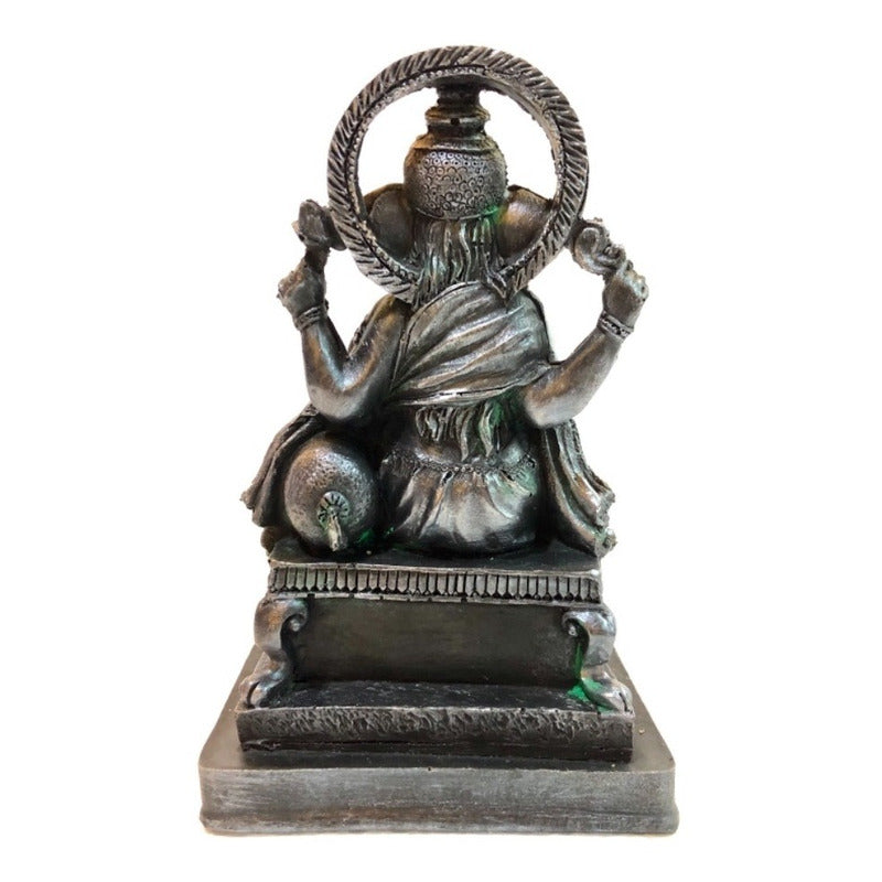 Ganesh Prosperity Blue/Black 16 Cm