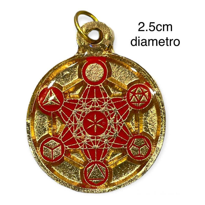 Metatron Encapsulated Pendant 2.5 Diameter