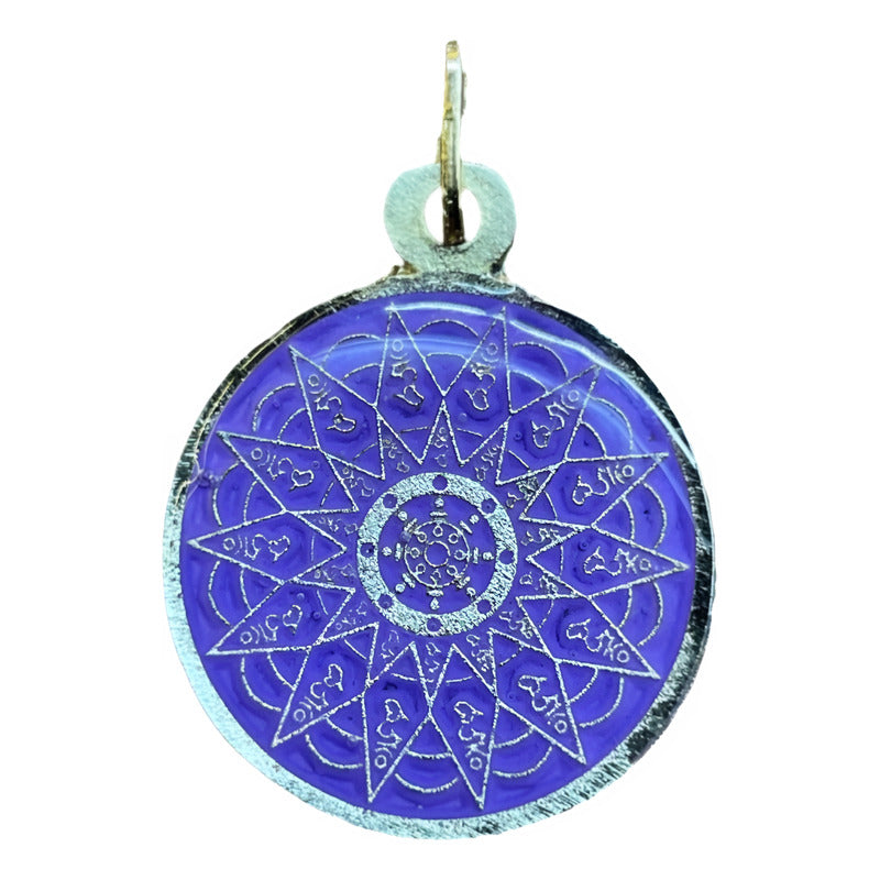 Wheel 28 Hums Feng Shui Amulet Various Colors Size M