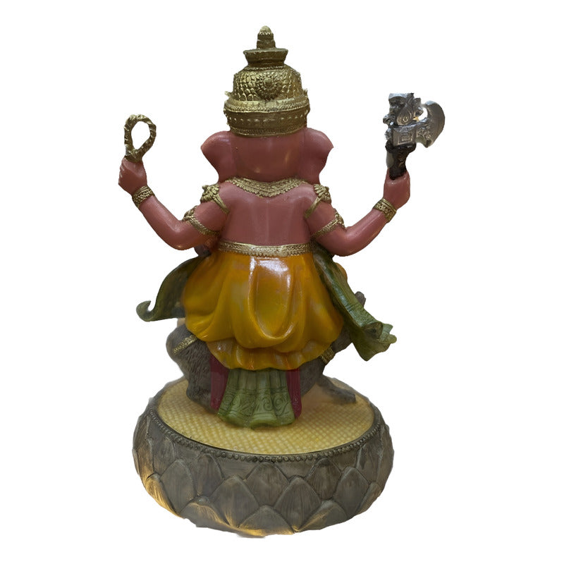 Ganesh Mouse Resin Statue 20 Cm Height.