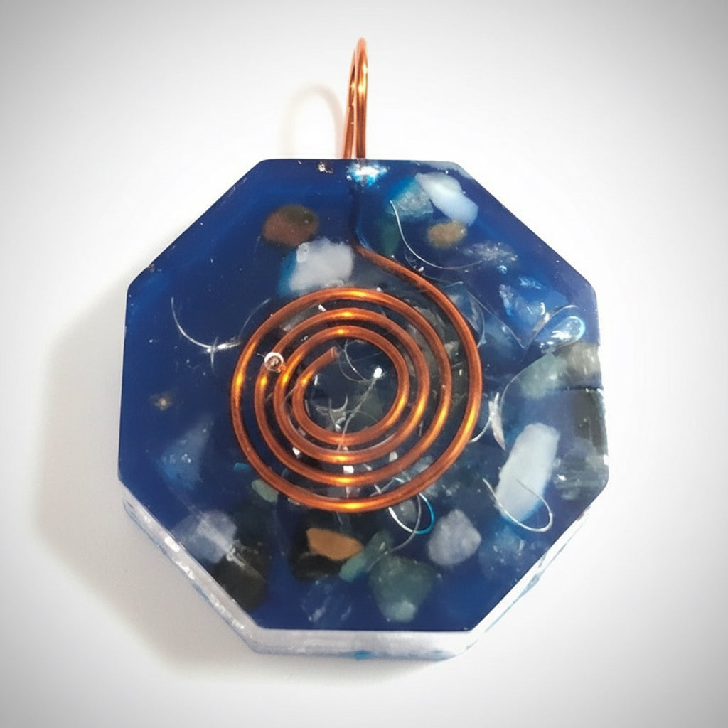 Orgonita Colgante Octagonal Dije Limpia La Energía Amuleto by HEREJE