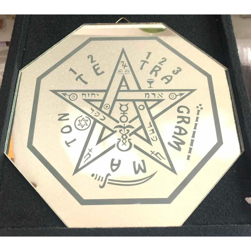 Tetragrammaton 30cm Engraved Mirror