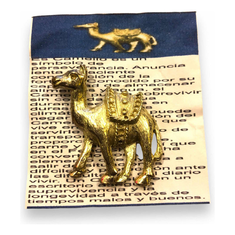 Metal Camel Feng Shui Amulet