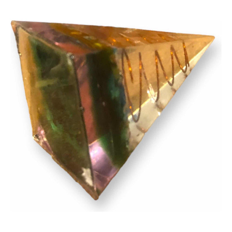 Pirámide De Orgonita 7cm Con Resina