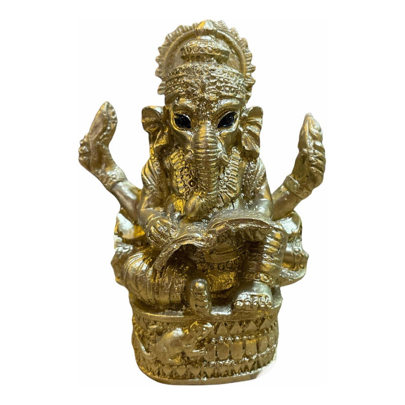 Ganesh Resin Figure God of Prosperity 7.5 Cm 1 Piece