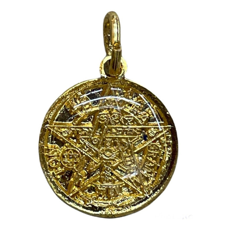 Ritualized Pentagram or Tetragrammaton 7 Visible Metals