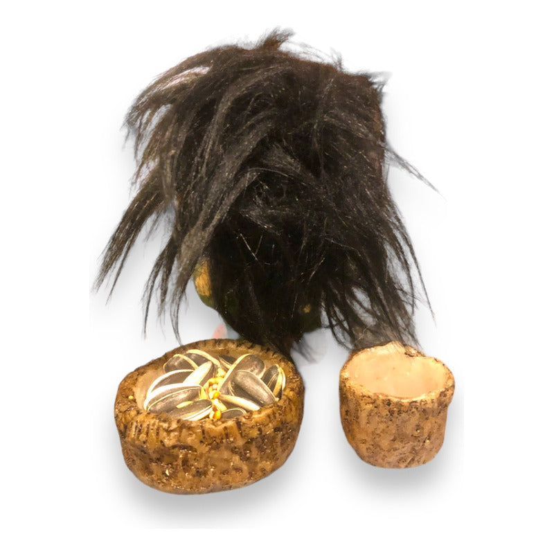 Troll Bilbo + Feeder 9cm National Resin Figure.