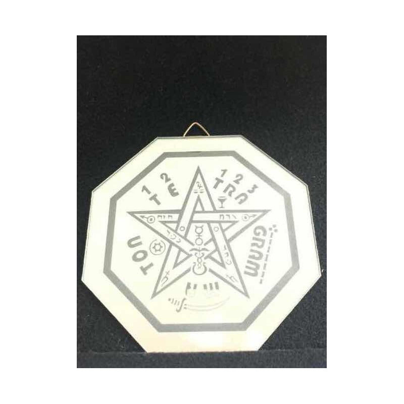 Tetragrammaton 12cm Engraved Mirror