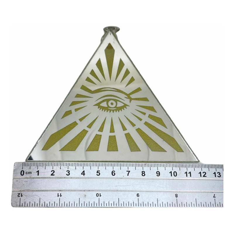 Divine Eye Engraved Mirror 12 cm
