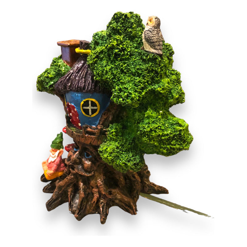 Smoke Waterfall Small Resin Tree 16cm