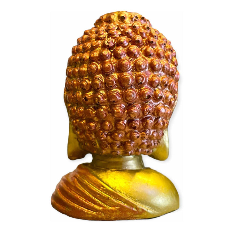 Buddha Incense Burner Resin Sculpture 9x6x6cm