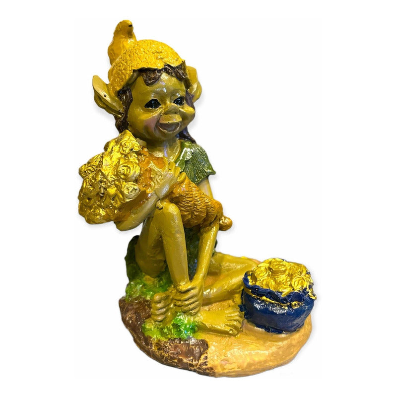 Elf Horn of Plenty Backpack 11.5x8x8cm Sculpture.