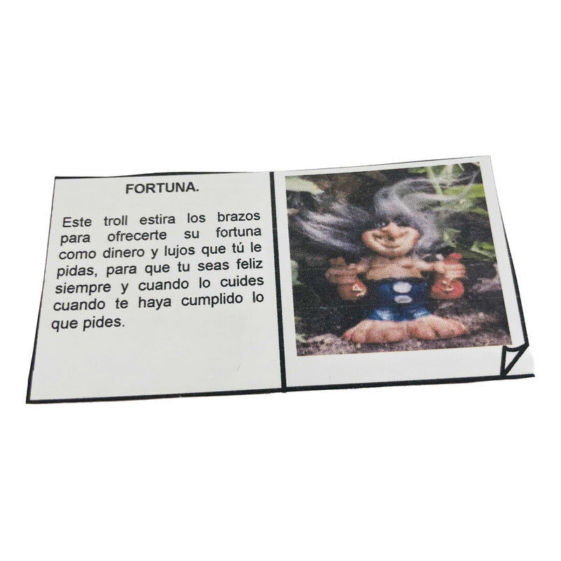 Troll Fortuna 9cm Resina Nacional.