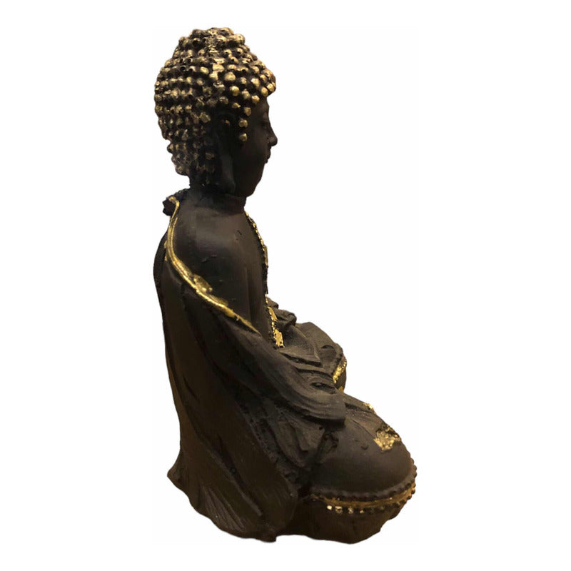 Buddha Black Mat 13x9x6