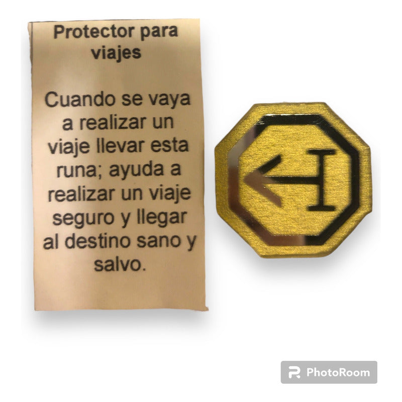 Protection Runes 3cm Engraved Mirror Various Models