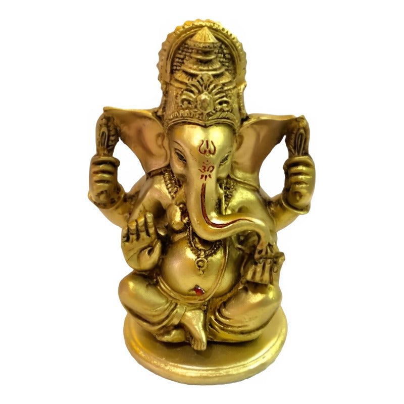 Ganesh Resin Prosperity 13.5 Cm Ritualized