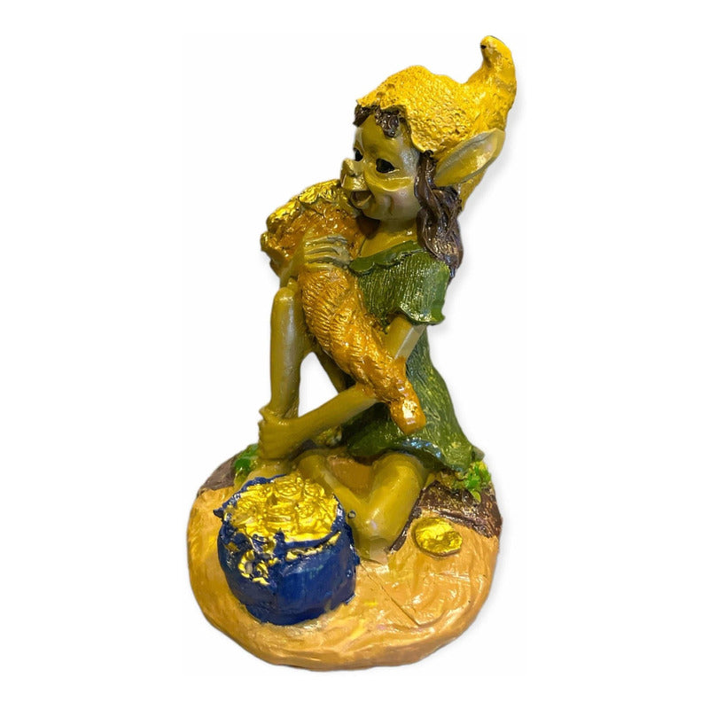 Elf Horn of Plenty Backpack 11.5x8x8cm Sculpture.