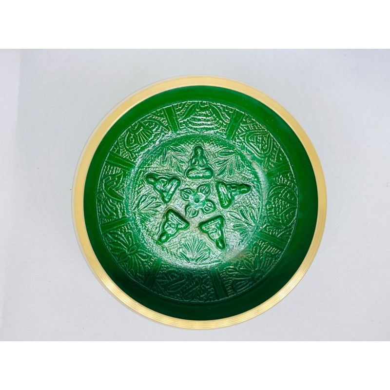 Tibetan Singing Bowl 95mm Diameter 7 Metals Imported Cleaning